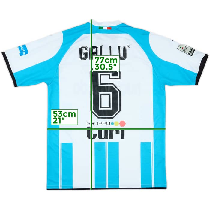 2016-17 Virtus Francavilla Match Issue Signed Home Shirt Gallu #6