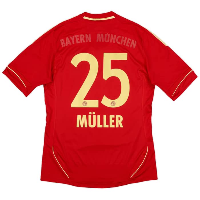 2011-13 Bayern Munich Home Shirt Muller #25 - 5/10 - (S)