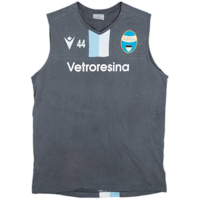 2019-20 SPAL Macron Player Issue Training Vest #44 - 9/10 - (M)