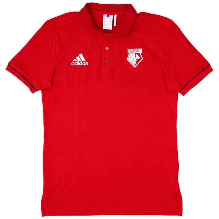 2017-18 Watford adidas Polo Shirt - 10/10 - (M)