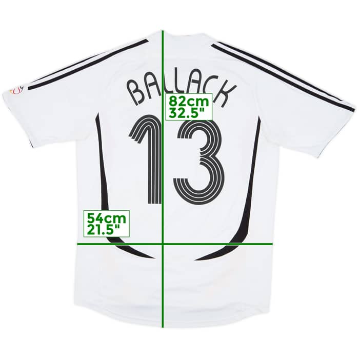 2005-07 Alemania Camiseta Local Ballack #13 - 7/10 - (L)