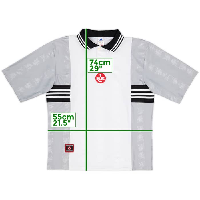 1997-98 Kaiserslautern Camiseta de visitante - 7/10 - (L)