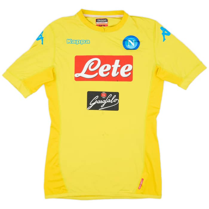 2017-18 Napoli Authentic Away Shirt - 5/10 - (XL)