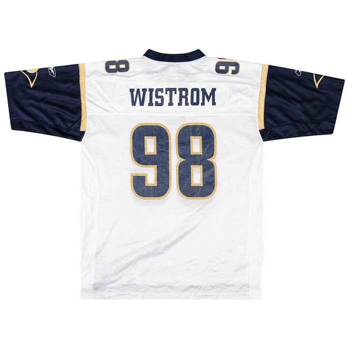 2002-03 St. Louis Rams Wistrom #98 Reebok On Field Jersey (Away) XL