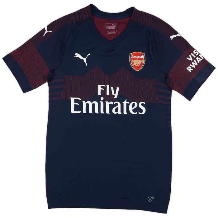 2018-19 Arsenal Match Issue Away Shirt Chambers #21