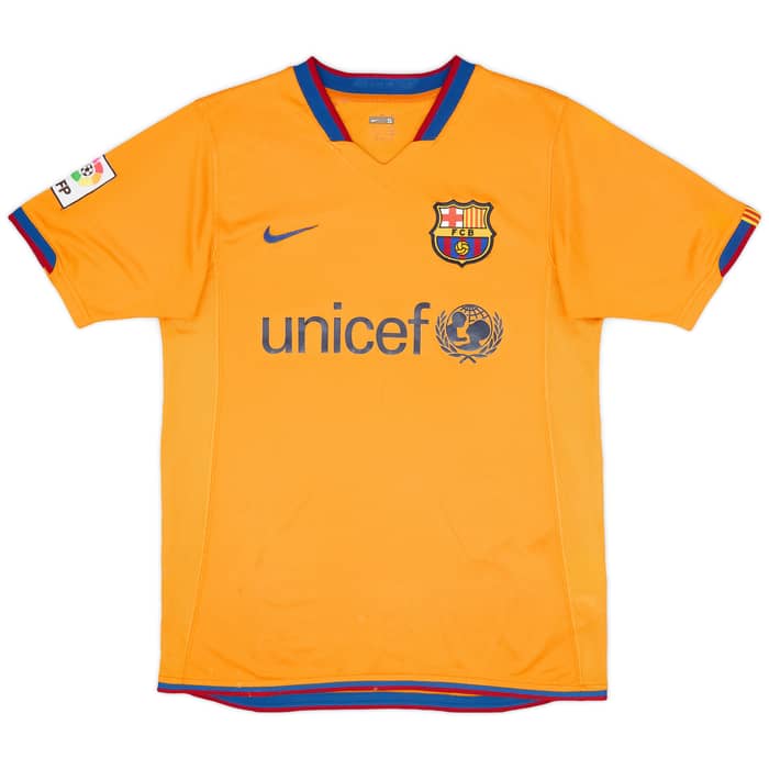2006-08 Barcelona Away Shirt Messi #19 - 6/10 - (S)