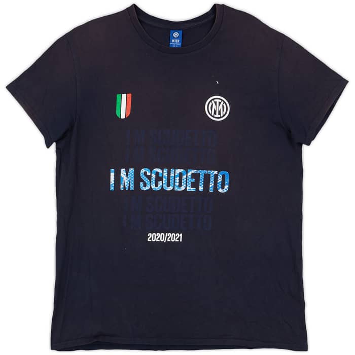 2020-21 Inter Milan Scudetto Training Shirt #19 - 9/10 - (XL)
