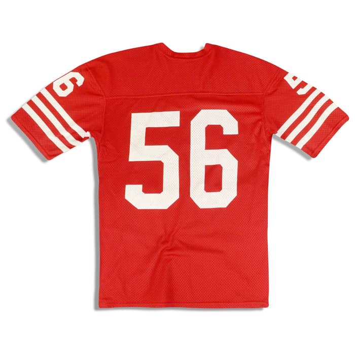 1980s San Francisco 49ers Quillan #56 Rawlings Jersey (Home) L