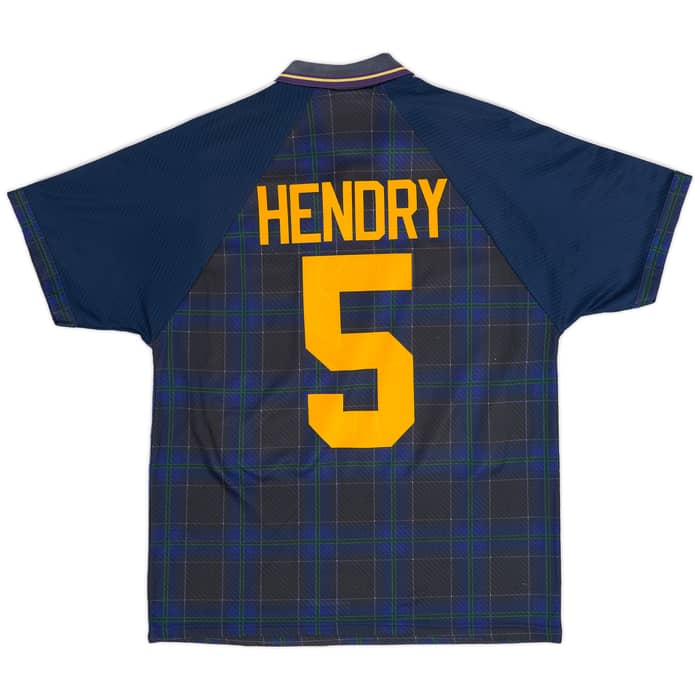 1994-96 Scotland Home Shirt Hendry #5 - 7/10 - (L)