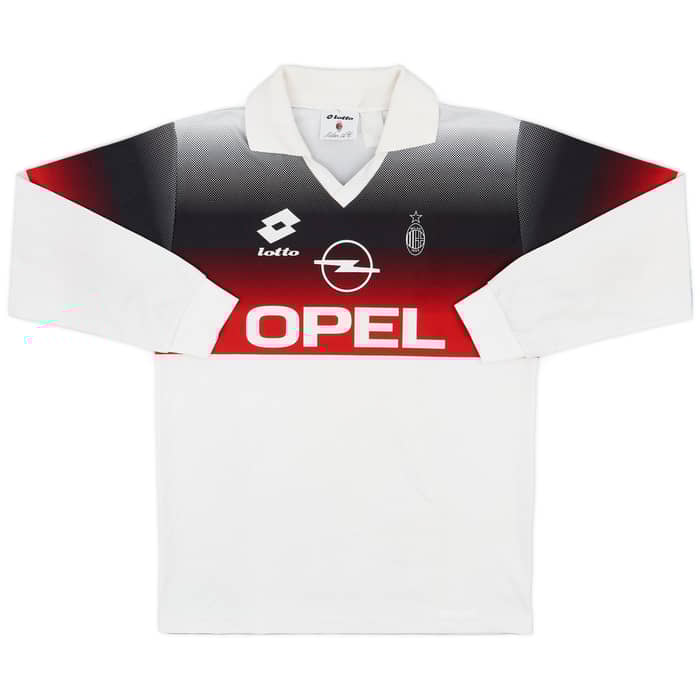 1995-96 AC Milan Lotto Training L/S Shirt - 8/10 - (L)