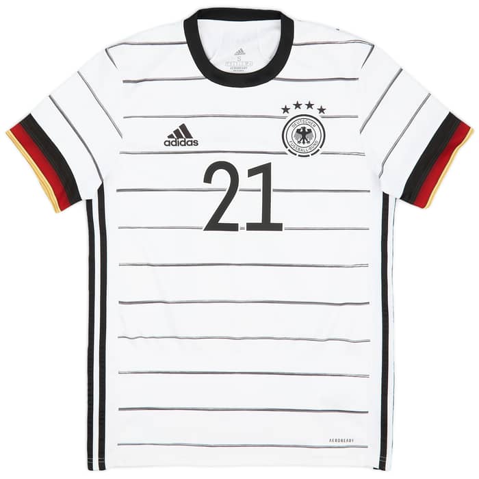 2020-21 Germany Home Shirt Gundogan #21 - 7/10 - (S)