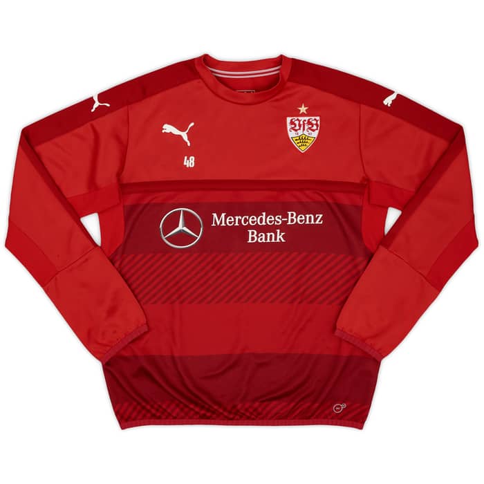2015-16 Stuttgart Puma Player Issue Sweat Top #48 - 8/10 - (M)