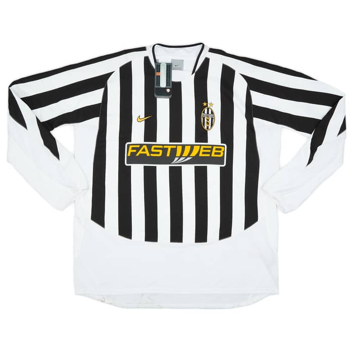 2003-04 Juventus Home L/S Shirt Del Piero #10 (XXL)
