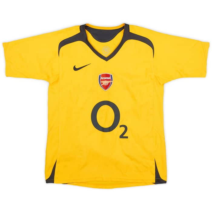 2005-06 Arsenal Away Shirt Reyes #9 - 5/10 - (S.Boys)
