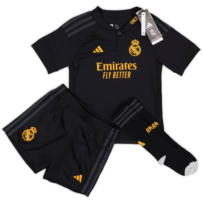 2023-24 Real Madrid Third Shirt & Shorts Kit (Little Kids)