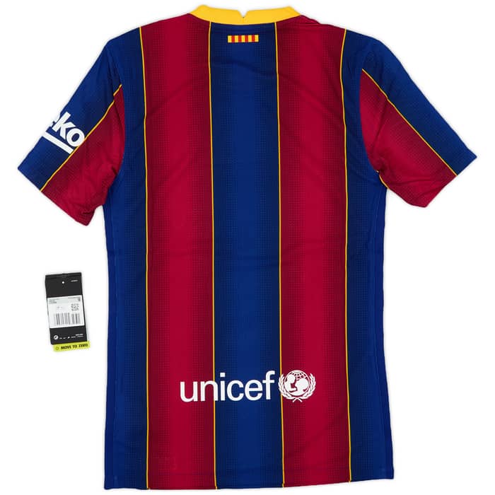 2020-21 Barcelona Authentic Home Shirt (XS)