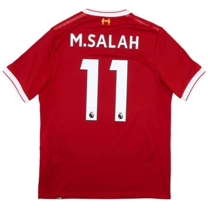 2017-18 Liverpool 125 Years Home Shirt Salah #11 - 5/10 - (S)
