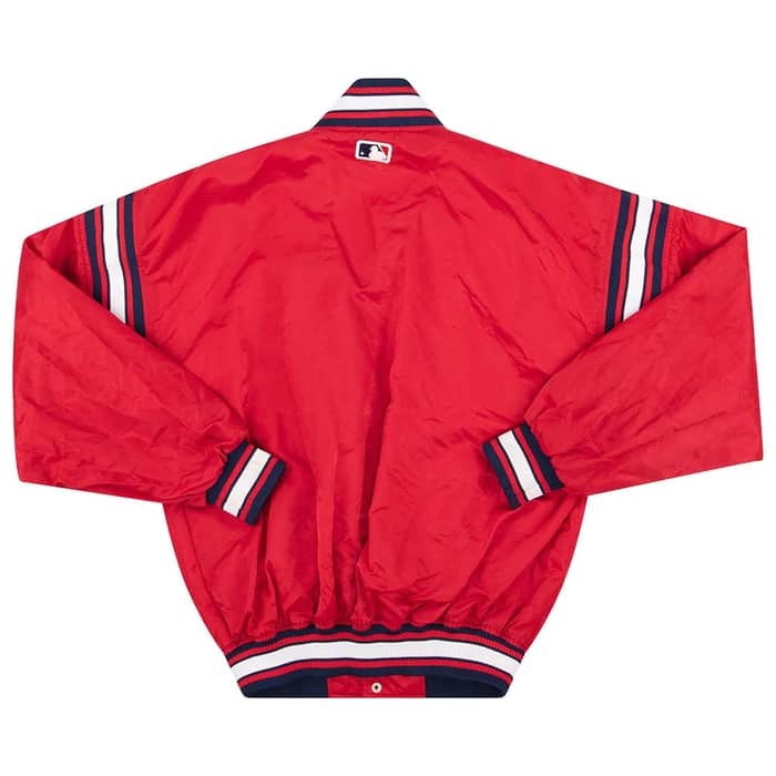 1990s Cleveland Indians Starter Satin Jacket M