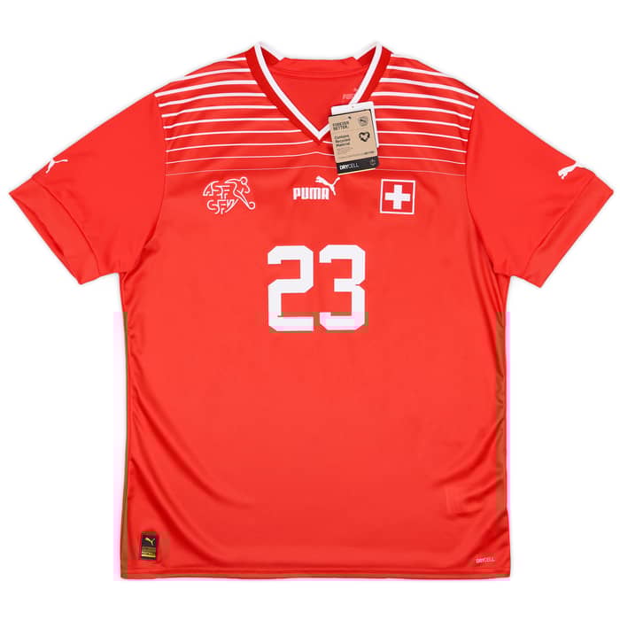 2022-23 Switzerland Women's Home Shirt Lehmann #23 (Unisex fit)