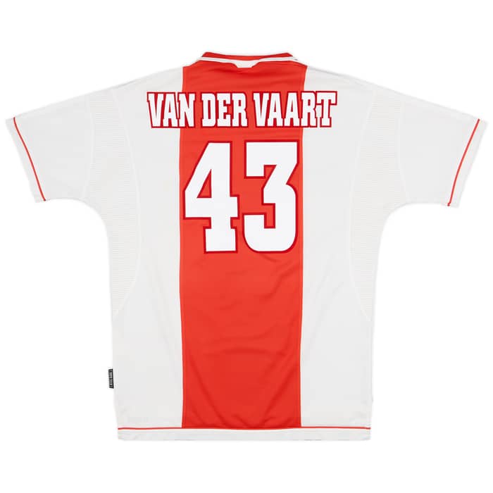 1999-00 Ajax Home Shirt Van Der Vaart #43 - 8/10 - (XL)