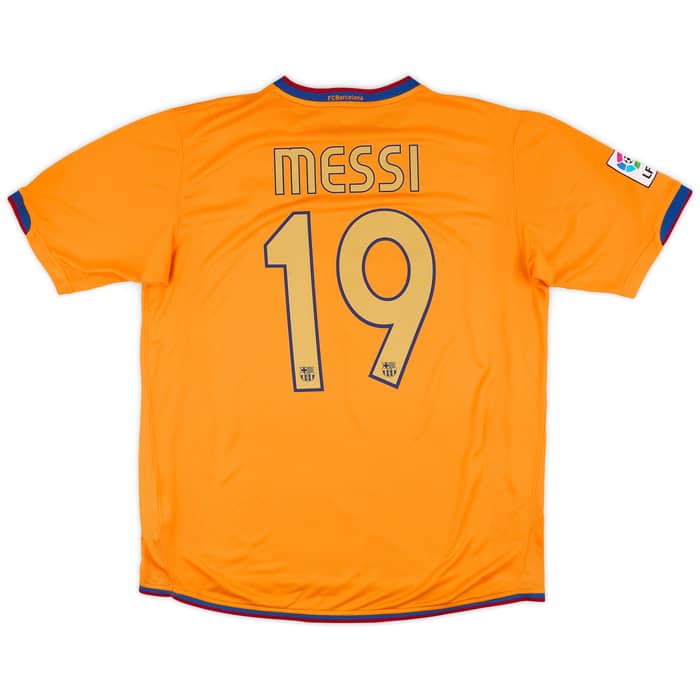 2006-08 Barcelona Away Shirt Messi #19 - 8/10 - (L)