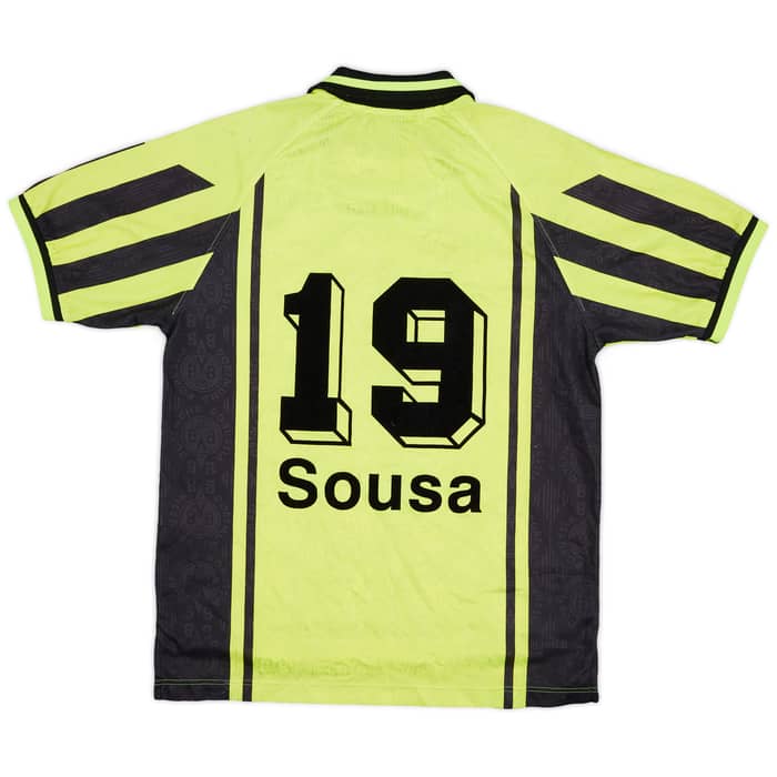 1996-97 Borussia Dortmund Home Shirt Sousa #19 - 7/10 - (XL.Boys)