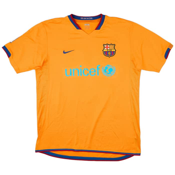 2006-08 Barcelona Away Shirt Messi #19 - 8/10 - (L)