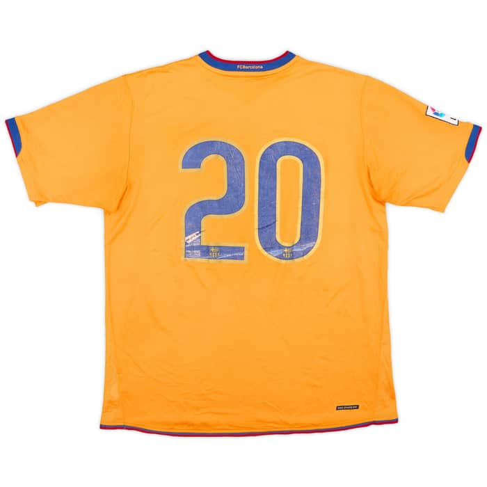 2006-08 Barcelona Away Shirt #20 - 4/10 - (L)