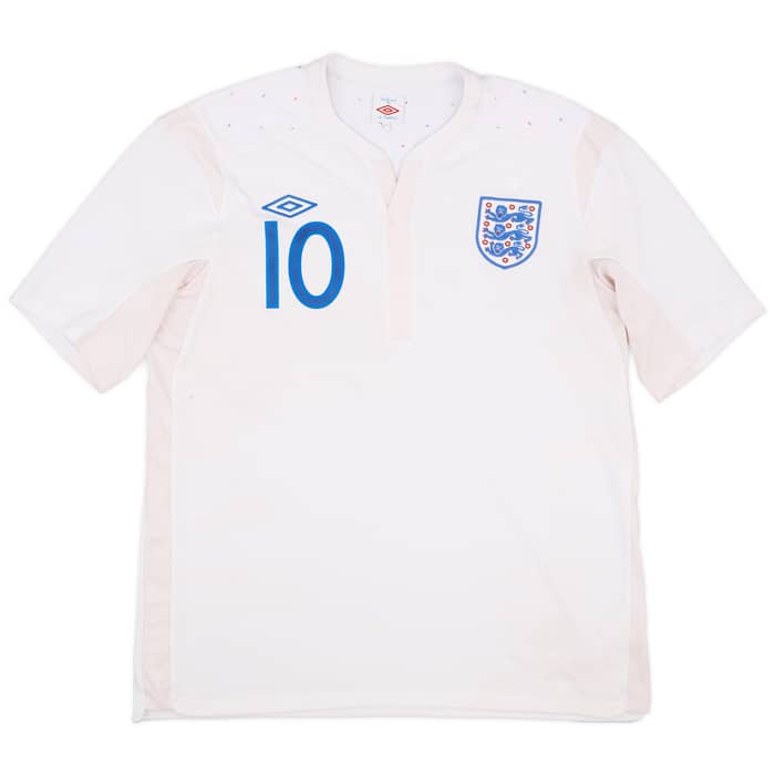 2010-11 England Home Shirt Rooney #10 - 6/10 - (XL)