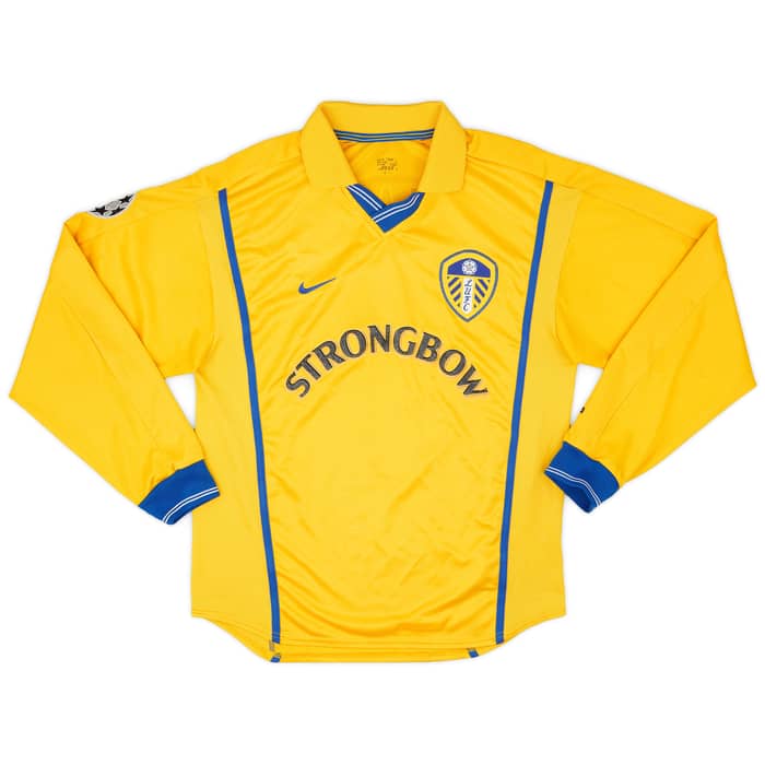 2000-02 Leeds United Away L/S Shirt Keane #7 - 6/10 - (S)