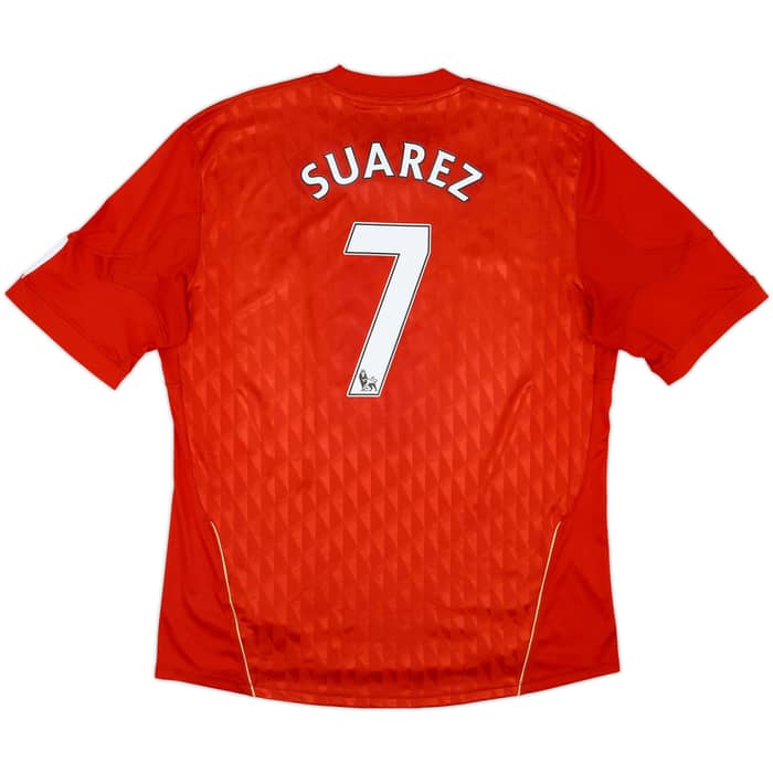 2010-12 Liverpool Home Shirt Suarez #7 - 5/10 - (XL)
