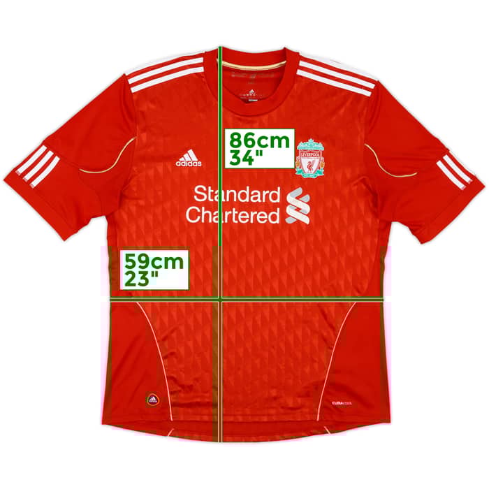 2010-12 Liverpool Home Shirt Suarez #7 - 5/10 - (XL)