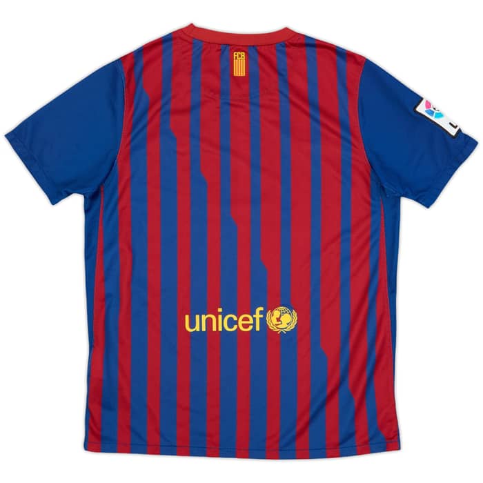 2011-12 Barcelona Home Shirt - 8/10 - (L.Boys)