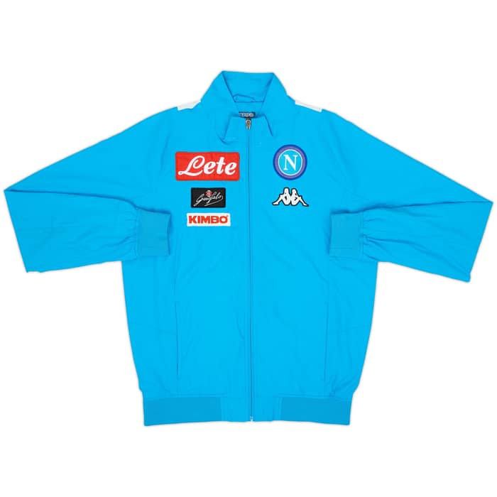 2017-18 Napoli Kappa Tracksuit - 7/10 - (S)