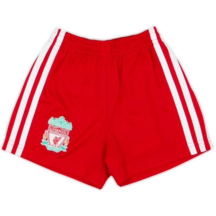 2006-08 Liverpool Home Shirt & Shorts - 8/10 - (18-24 Months)