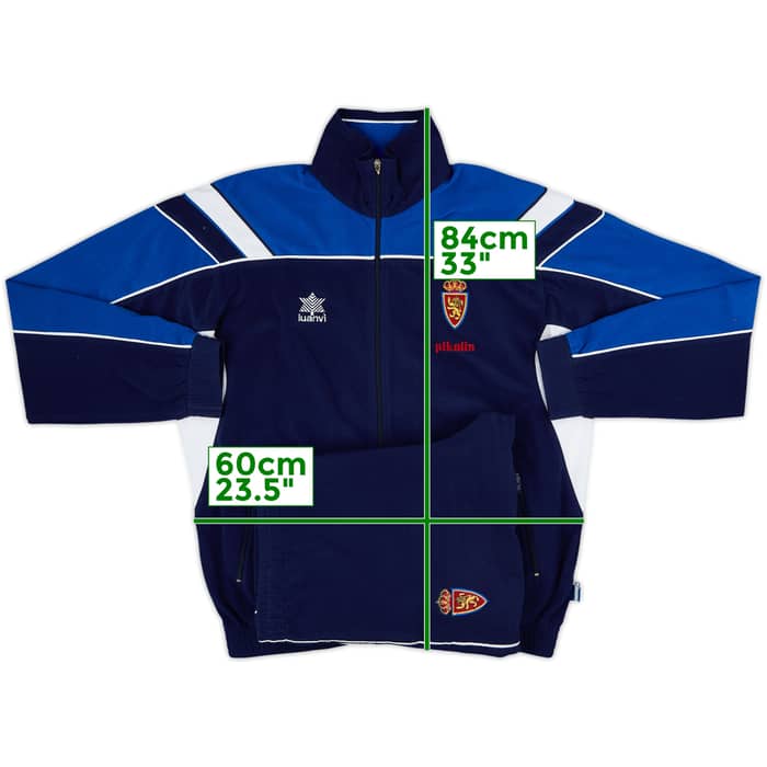 1999-01 Real Zaragoza Luanvi Track Jacket - 6/10 - (XXL)