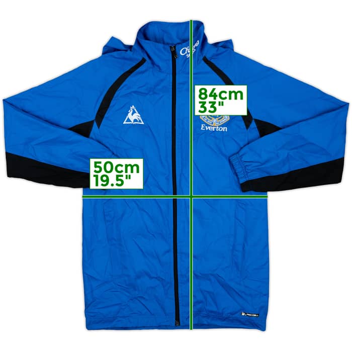 2009-10 Everton Le Coq Sportif Hooded Rain Jacket - 6/10 - (S)