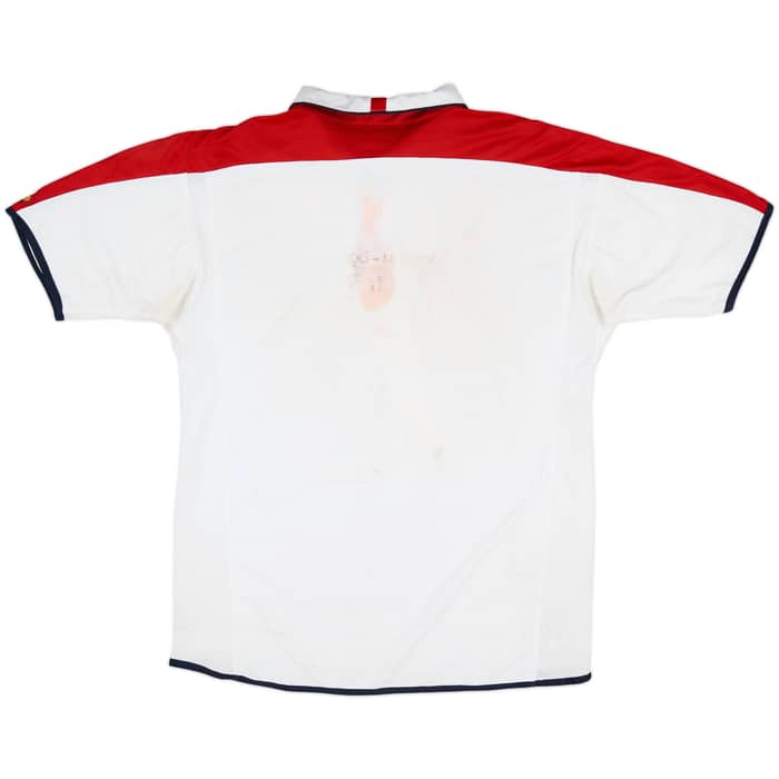 2003-05 England Home Shirt Beckham #7 - 6/10 - (L)