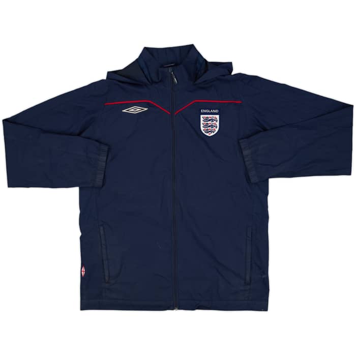 2007-09 England Umbro Hooded Track Jacket - 6/10 - (M)