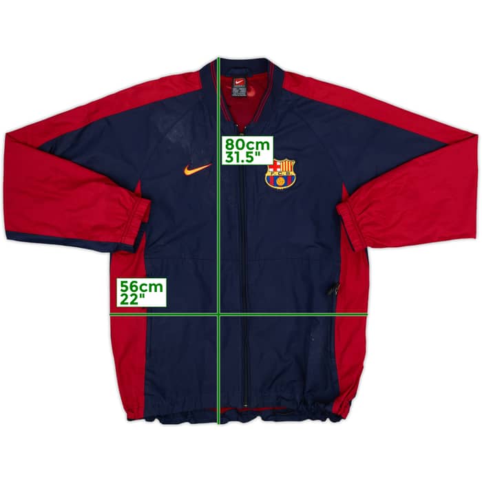 1999-00 Barcelona Nike Rain Jacket - 6/10 - (S)