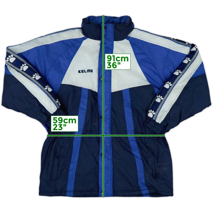 1996-97 Real Madrid Kelme Padded Bench Coat - 7/10 - (L)