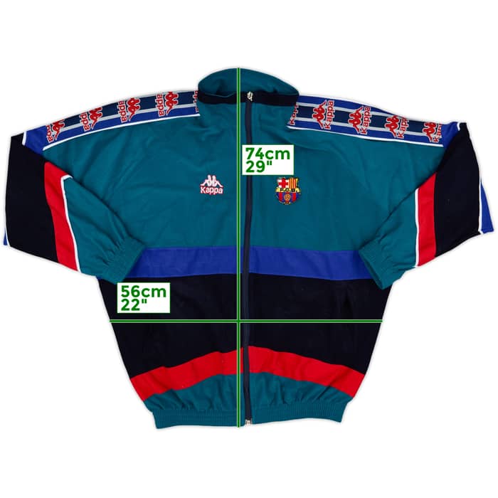 1995-97 Barcelona Kappa Track Jacket - 8/10 - (L)
