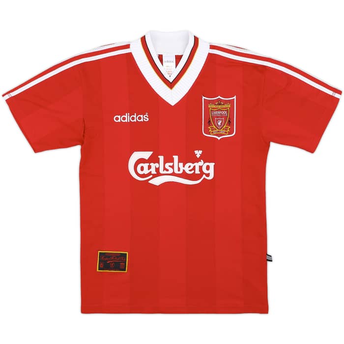 1995-96 Liverpool Home Shirt Barnes #10 - 4/10 - (S)