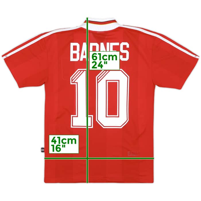 1995-96 Liverpool Home Shirt Barnes #10 - 4/10 - (S)