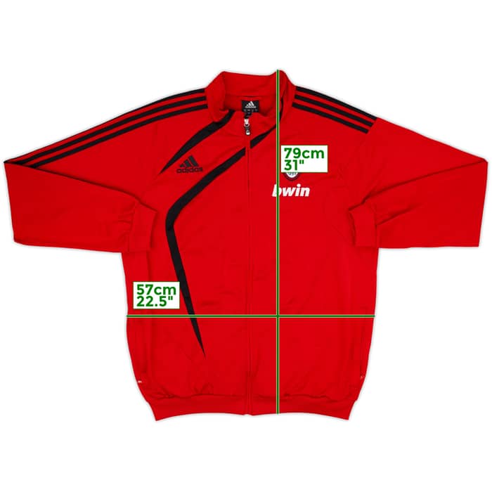 2009-10 AC Milan adidas Track Jacket - 9/10 - (L)