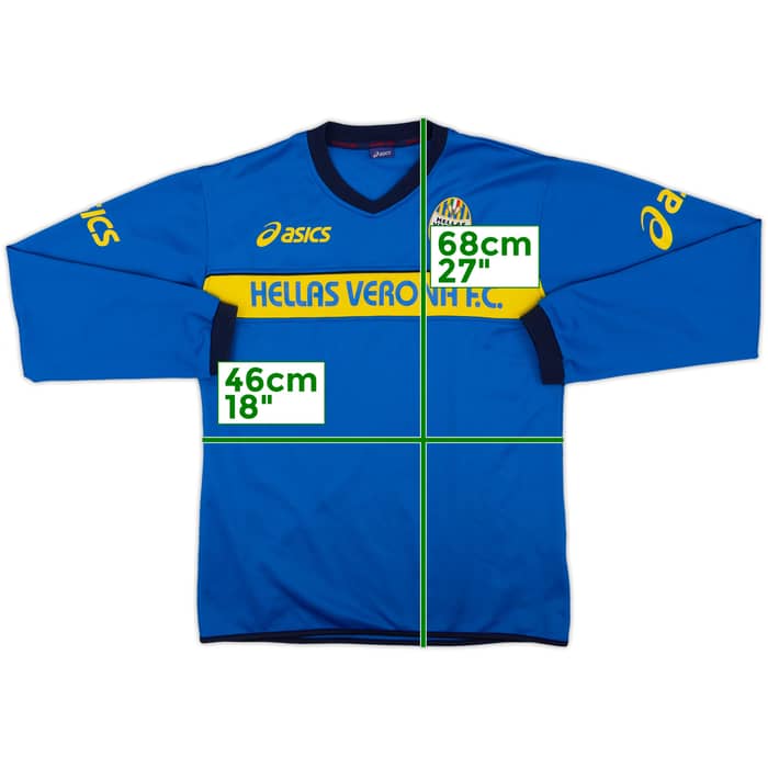 2007-08 Hellas Verona Asics Sweat Top - 8/10 - (M)