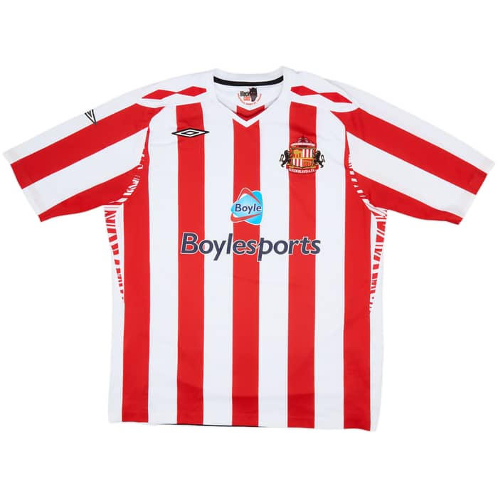 2007-08 Sunderland Home Shirt Yorke #19 - 7/10 - (XL)