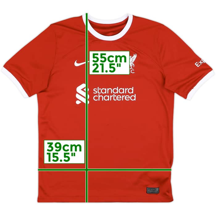 2023-24 Liverpool Home Shirt - 9/10 - (XL.Boys)