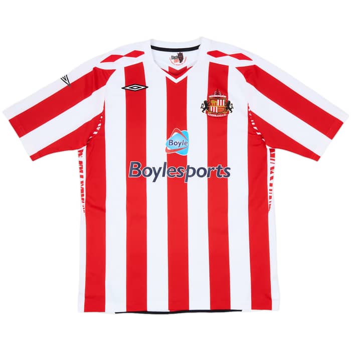 2007-08 Sunderland Home Shirt Yorke #19 - 7/10 - (XL)