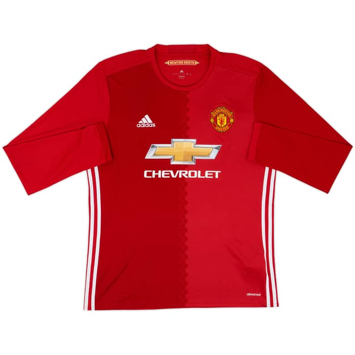 2016-17 Manchester United Home L/S Shirt Rooney #10 - 6/10 - (L)